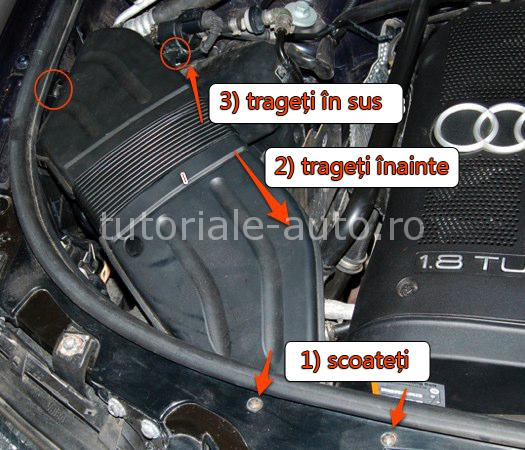 Inlocuire filtru aer Audi A4 B6 1.8T  