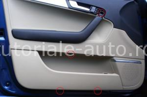 Demontare panouri portiere Audi A3