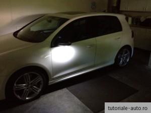Montare iluminare oglinzi VW Golf 6 (puddle lights)