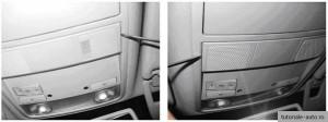 Demontare – Montare plafoniera VW Passat B6